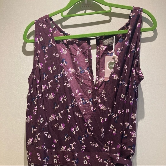 CHAI Sz M Victoria Maxi Dress Purple Passion True Wrap A Line Dress NWT - Picture 3 of 15